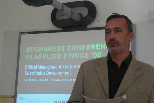 Bucharest Conference in Applied Ethics '08: "Ethics Management, Corporate Strategy, and Sustainable Development"