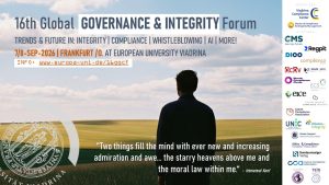 The 16th Global Governance & Integrity Forum (September 7-8, 2026, Frankfurt (Oder), Germany)